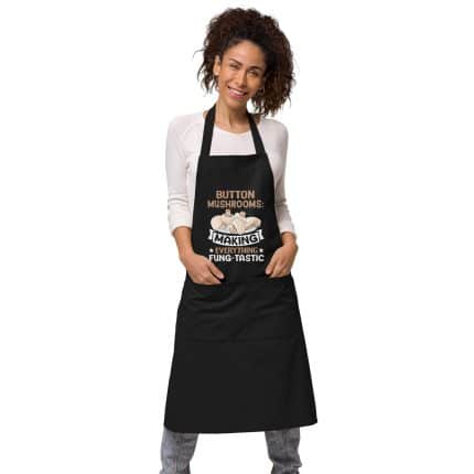 Organic Cotton Apron - Mushroom Lover
