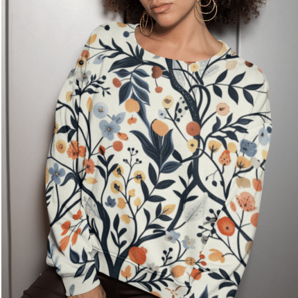 Women's All Over Print Floral Sweatshirt