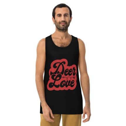Men’s premium tank top - Deer Love