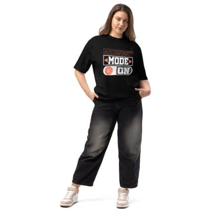 Women's Madness Mode on Oversized heavyweight T-shirt